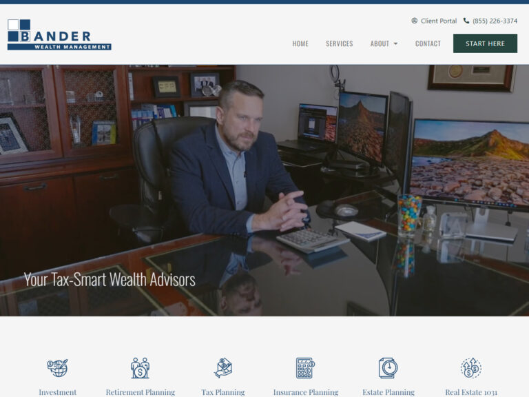bander wealth homepage